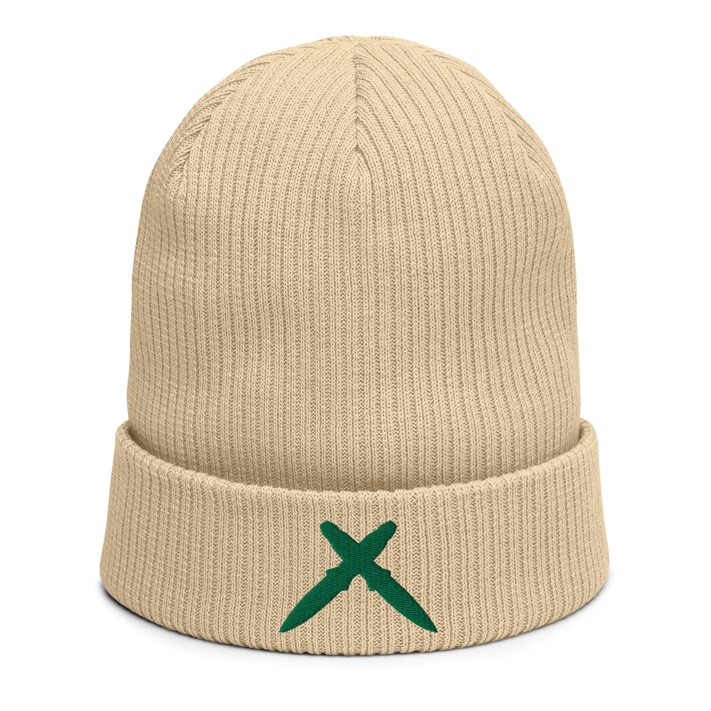 Dagger Organic ribbed beanie