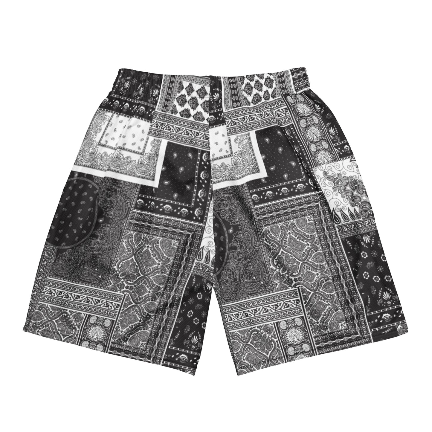 Paisley mesh shorts