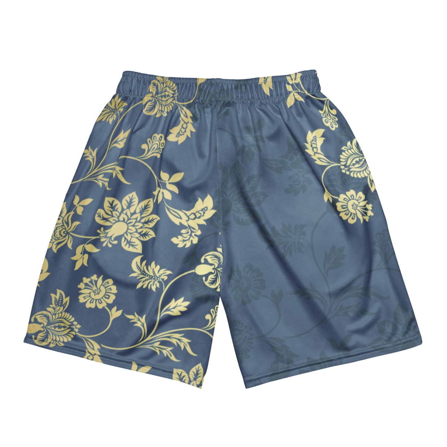 Golden Indigo mesh shorts