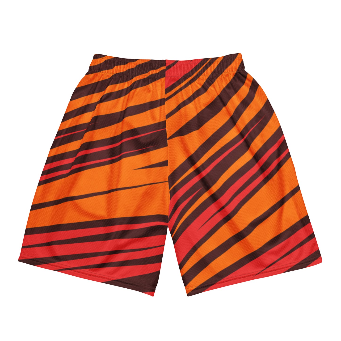 Tiger Stripes mesh shorts