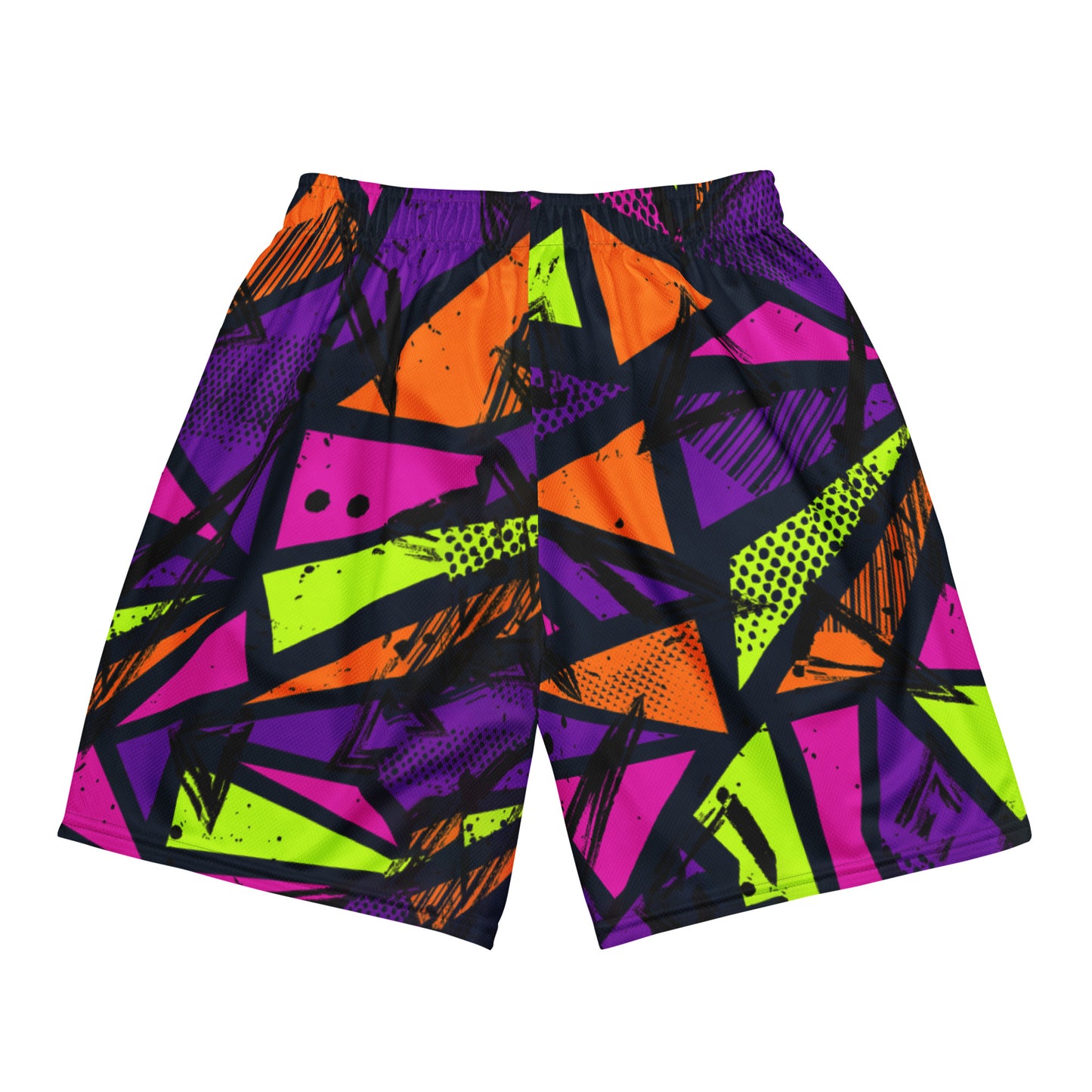 Kaleidoscope mesh shorts