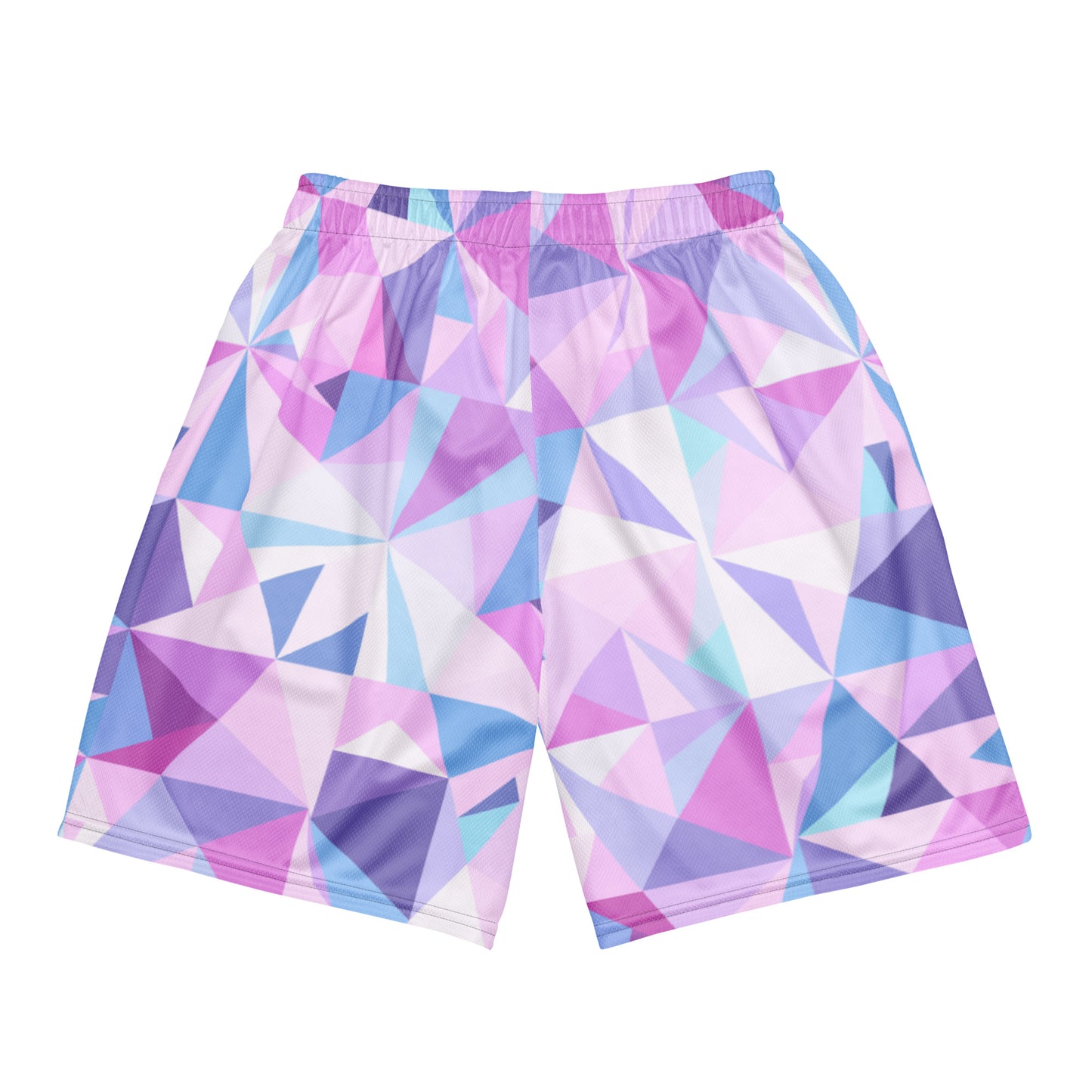 Abstract mesh shorts