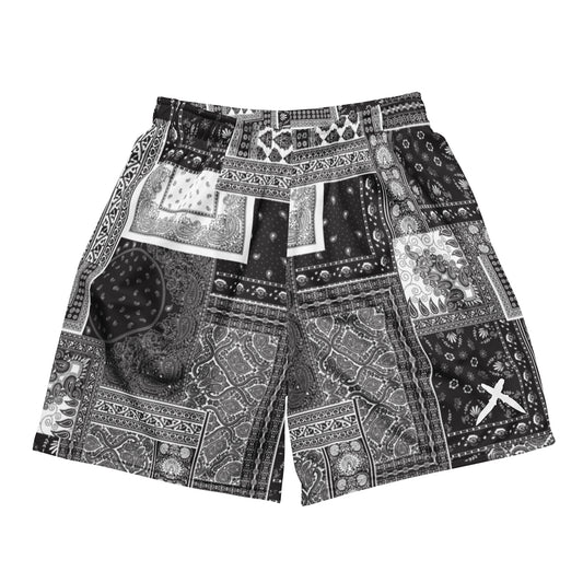 Paisley mesh shorts