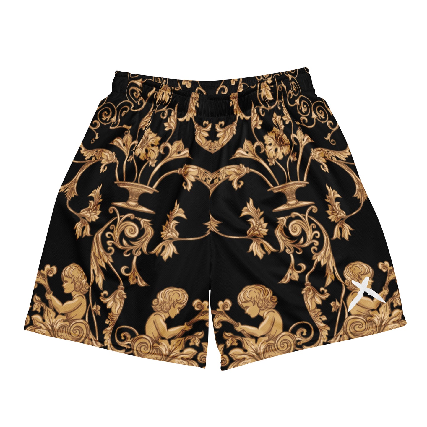 Renaissance mesh shorts