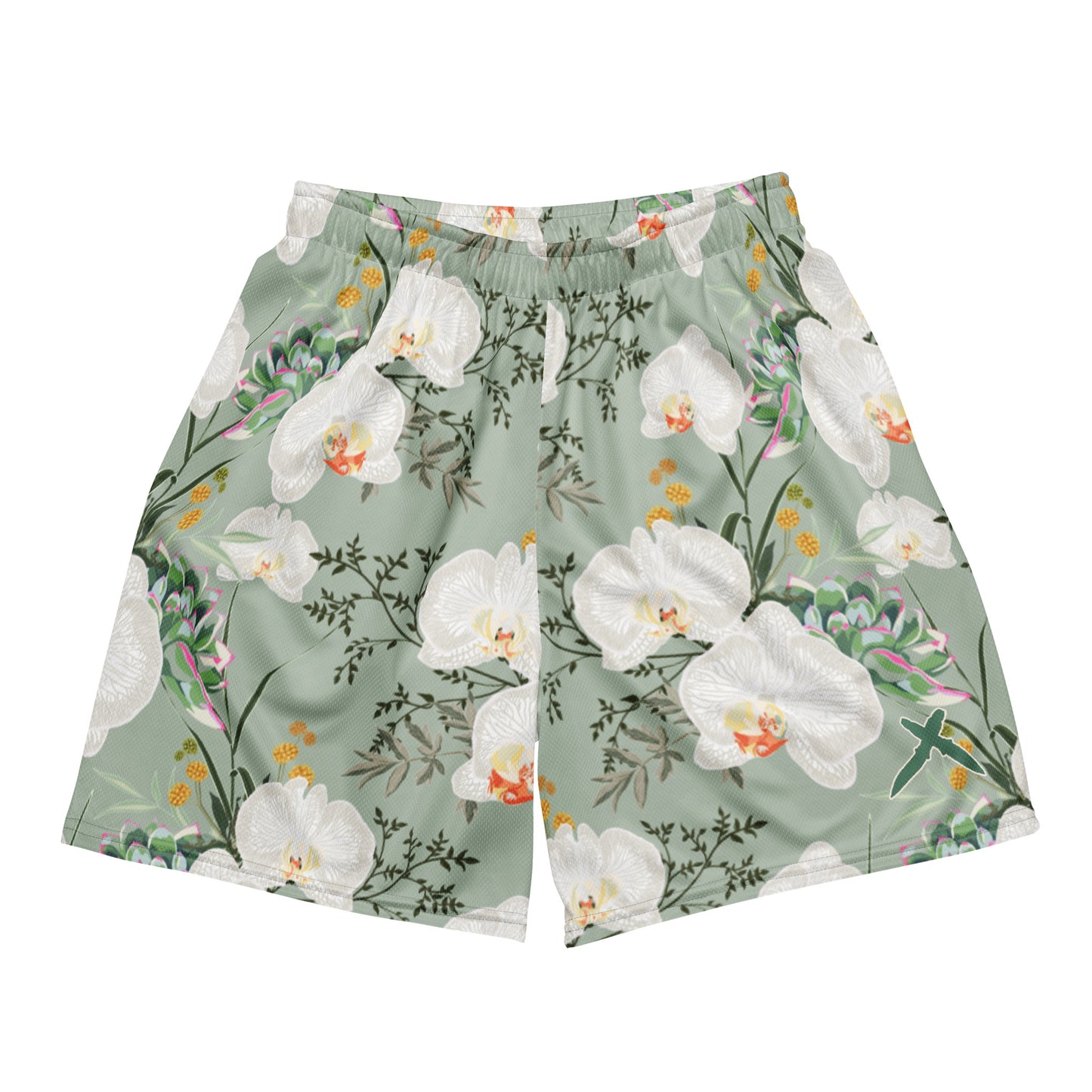 Steady Blossom mesh shorts