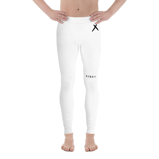 Men's Compression Pants (White)