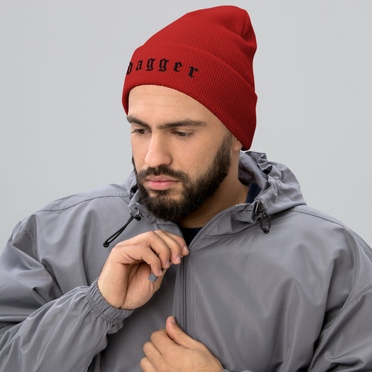 Dagger Cuffed Beanie