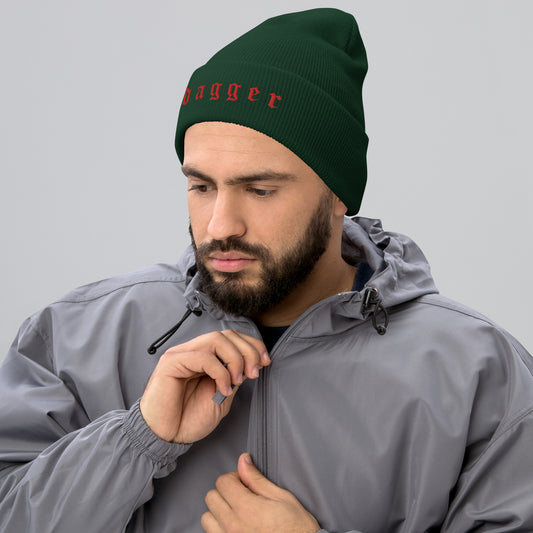 Dagger Cuffed Beanie