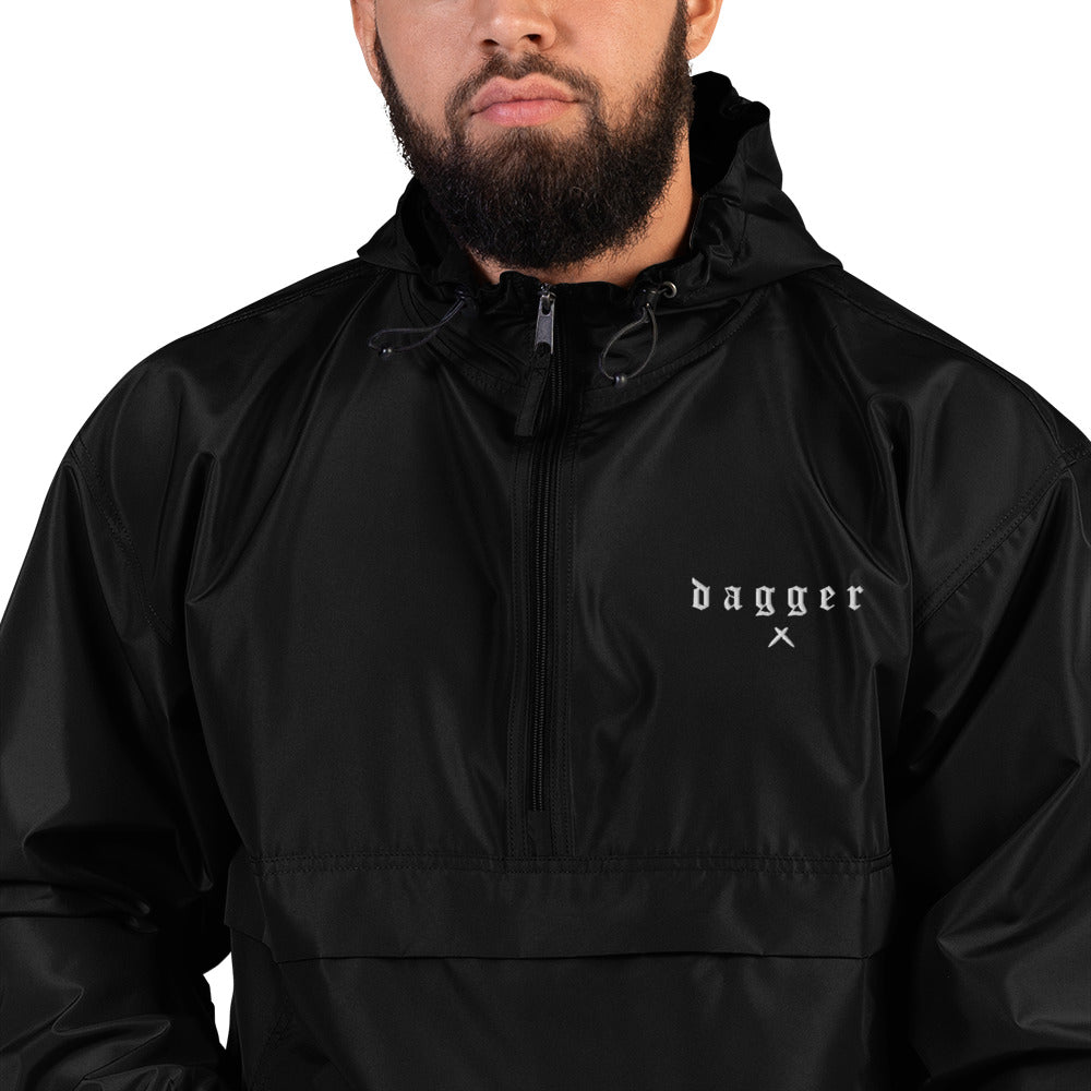 Dagger Embroidered Packable Jacket