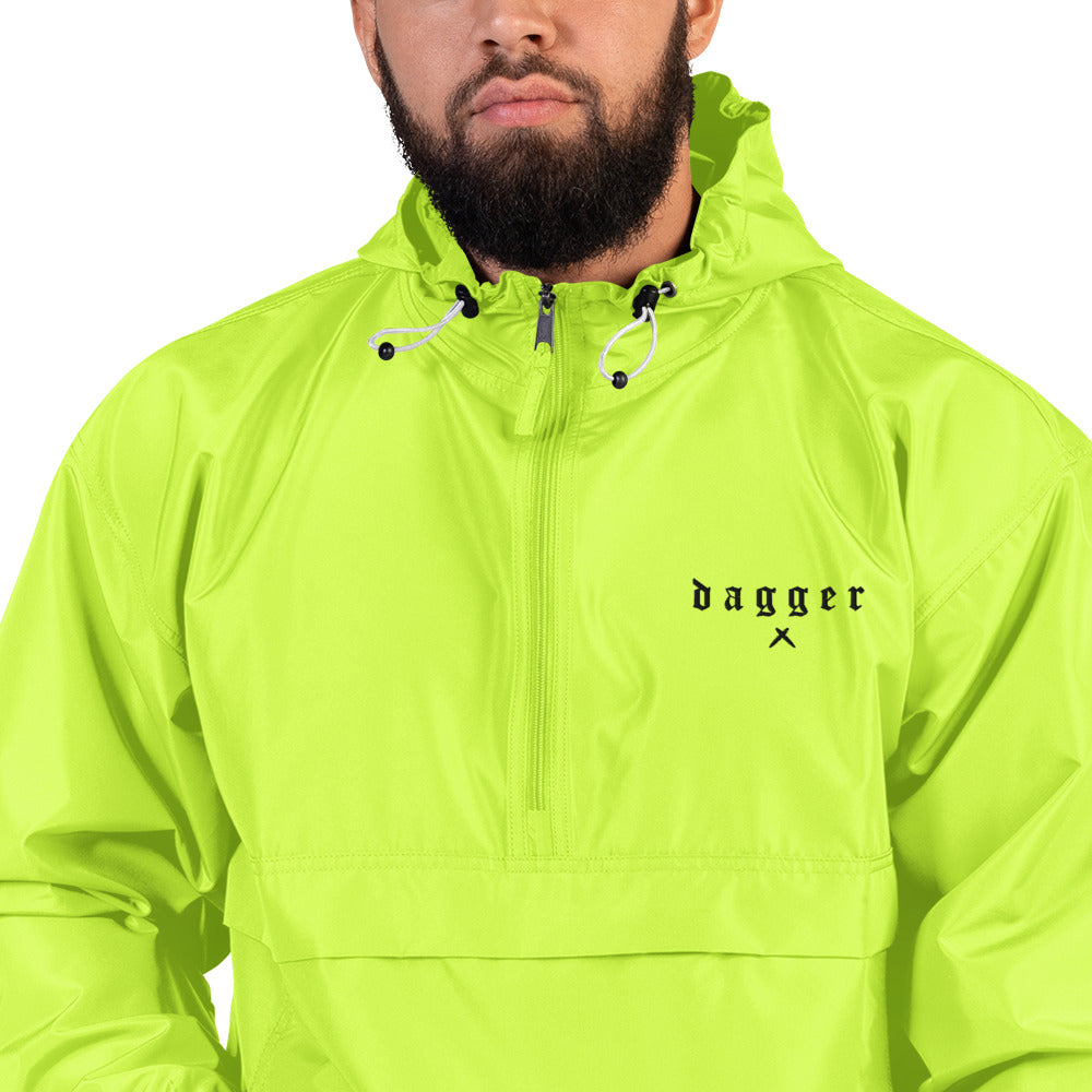 Dagger Embroidered Packable Jacket