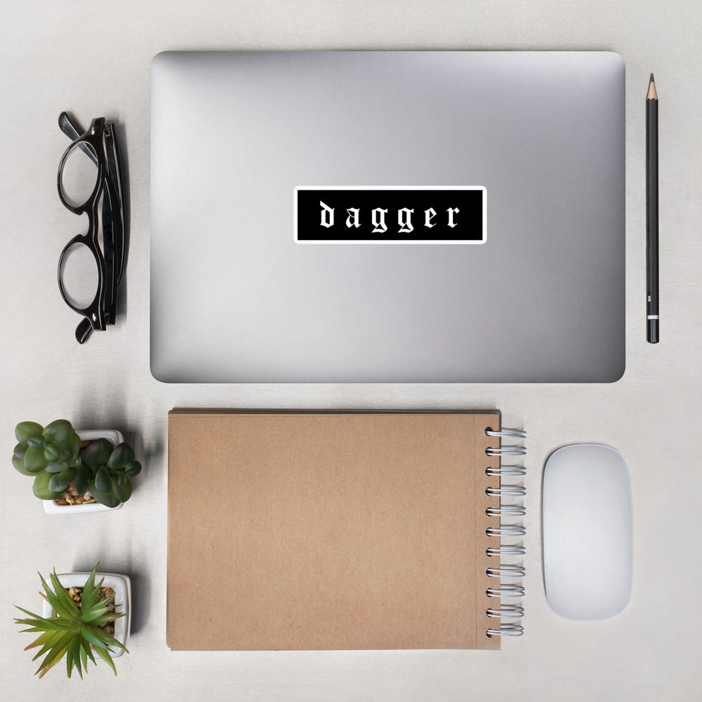 Dagger BOGO Bubble-free stickers