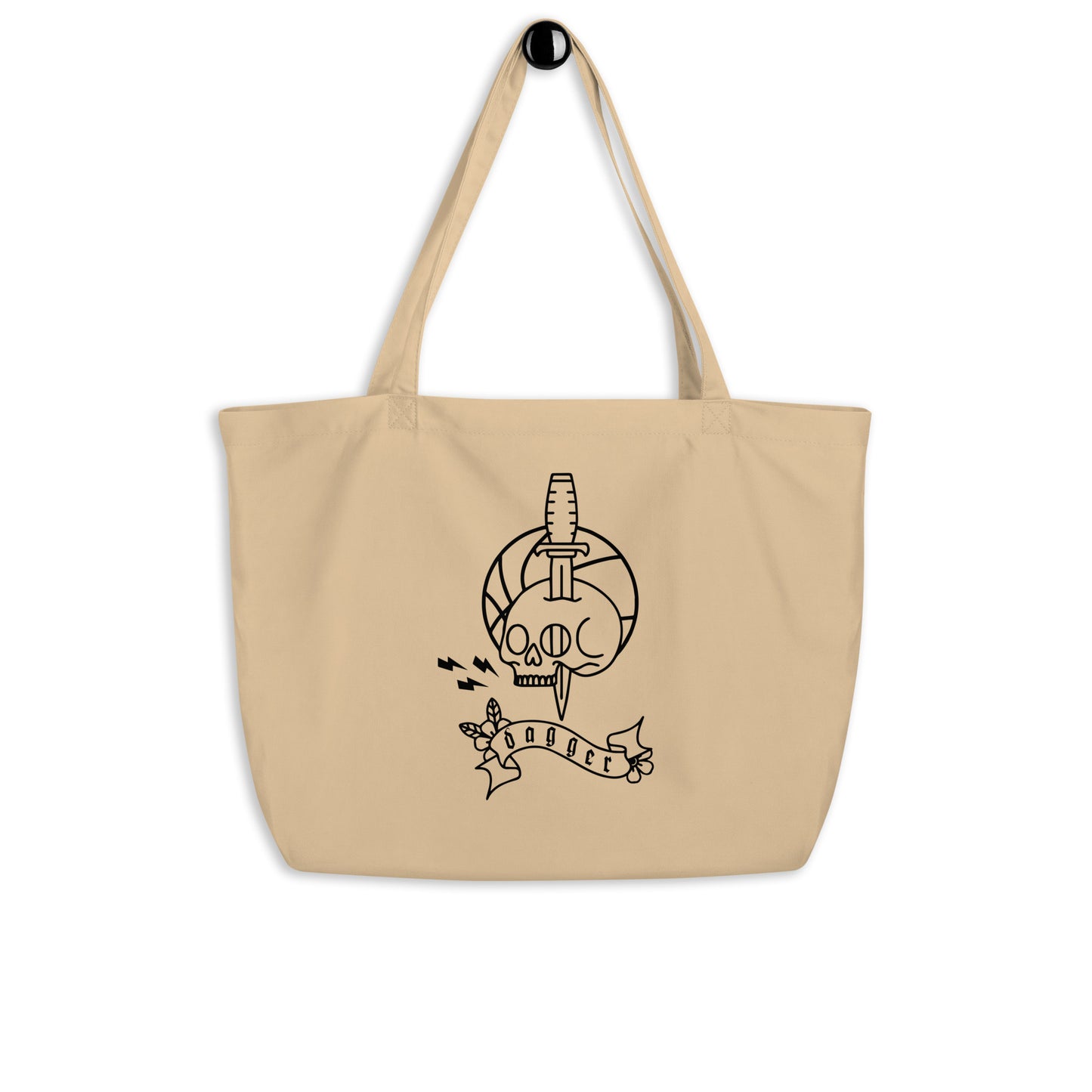 Large organic tote bag