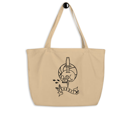 Large organic tote bag