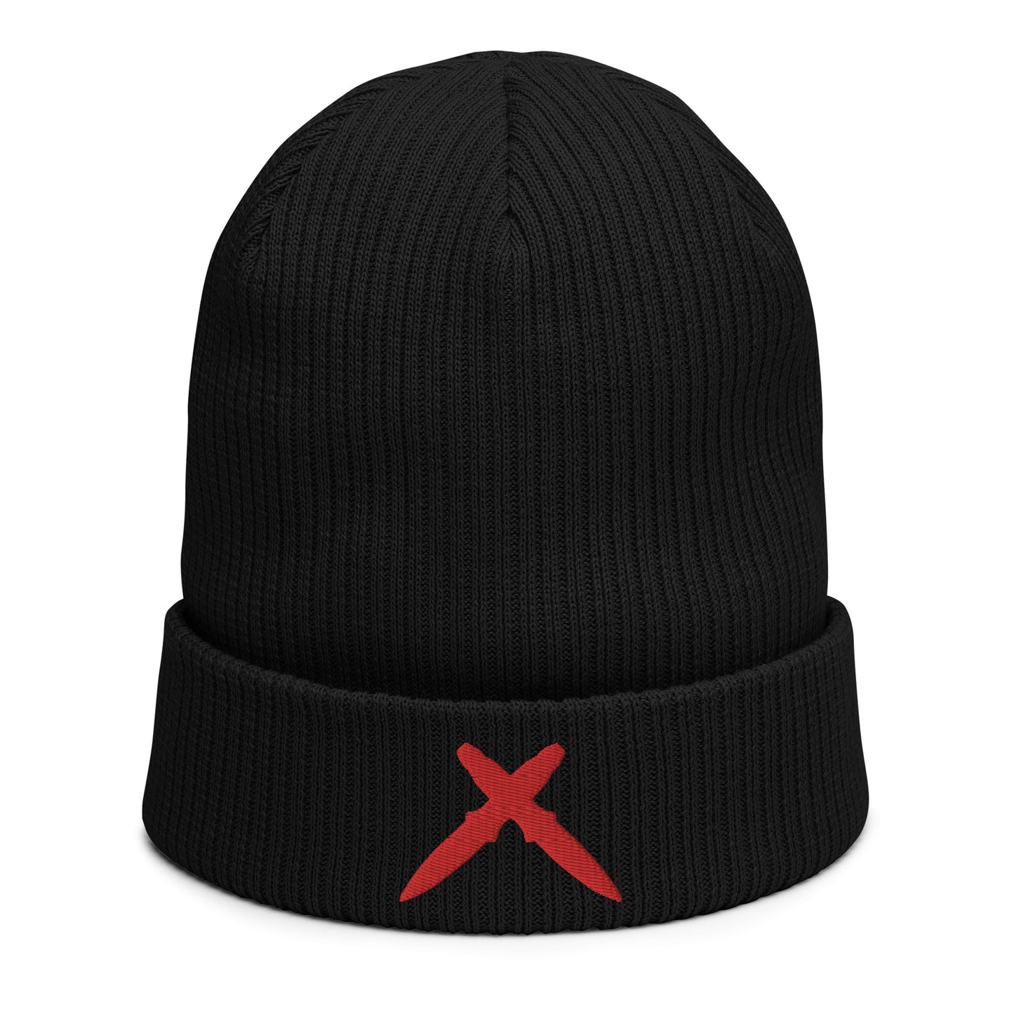 Dagger Organic ribbed beanie