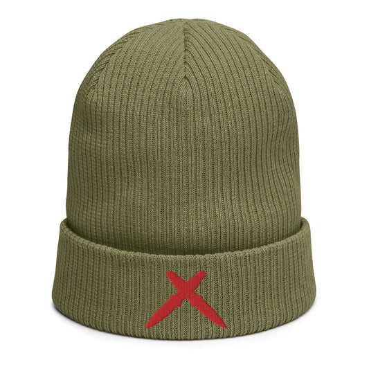 Dagger Organic ribbed beanie