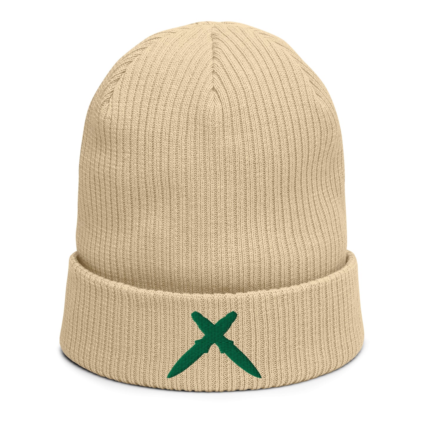 Dagger Organic ribbed beanie