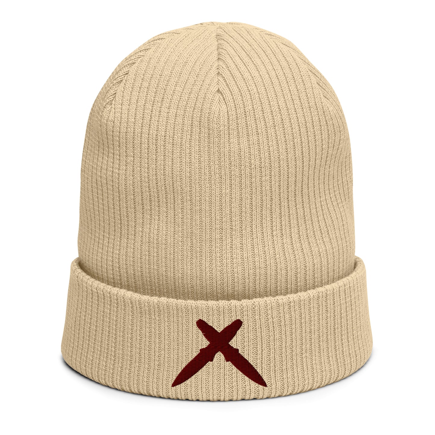 Dagger Organic ribbed beanie