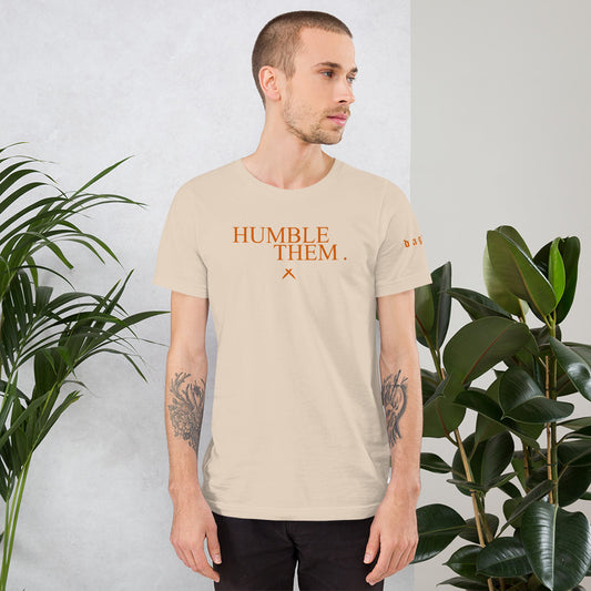 HUMBLE THEM orange t-shirt