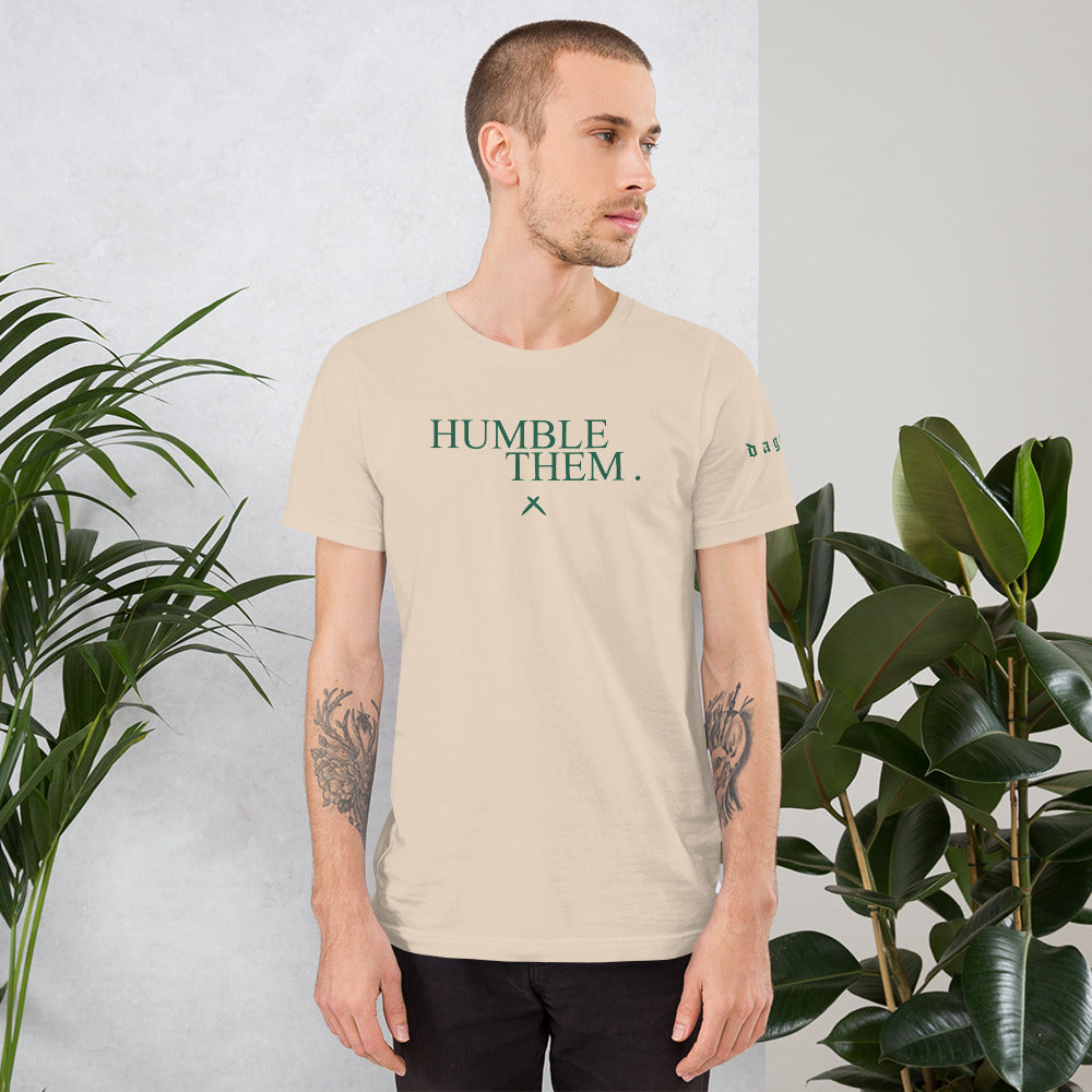 HUMBLE THEM dark green  t-shirt